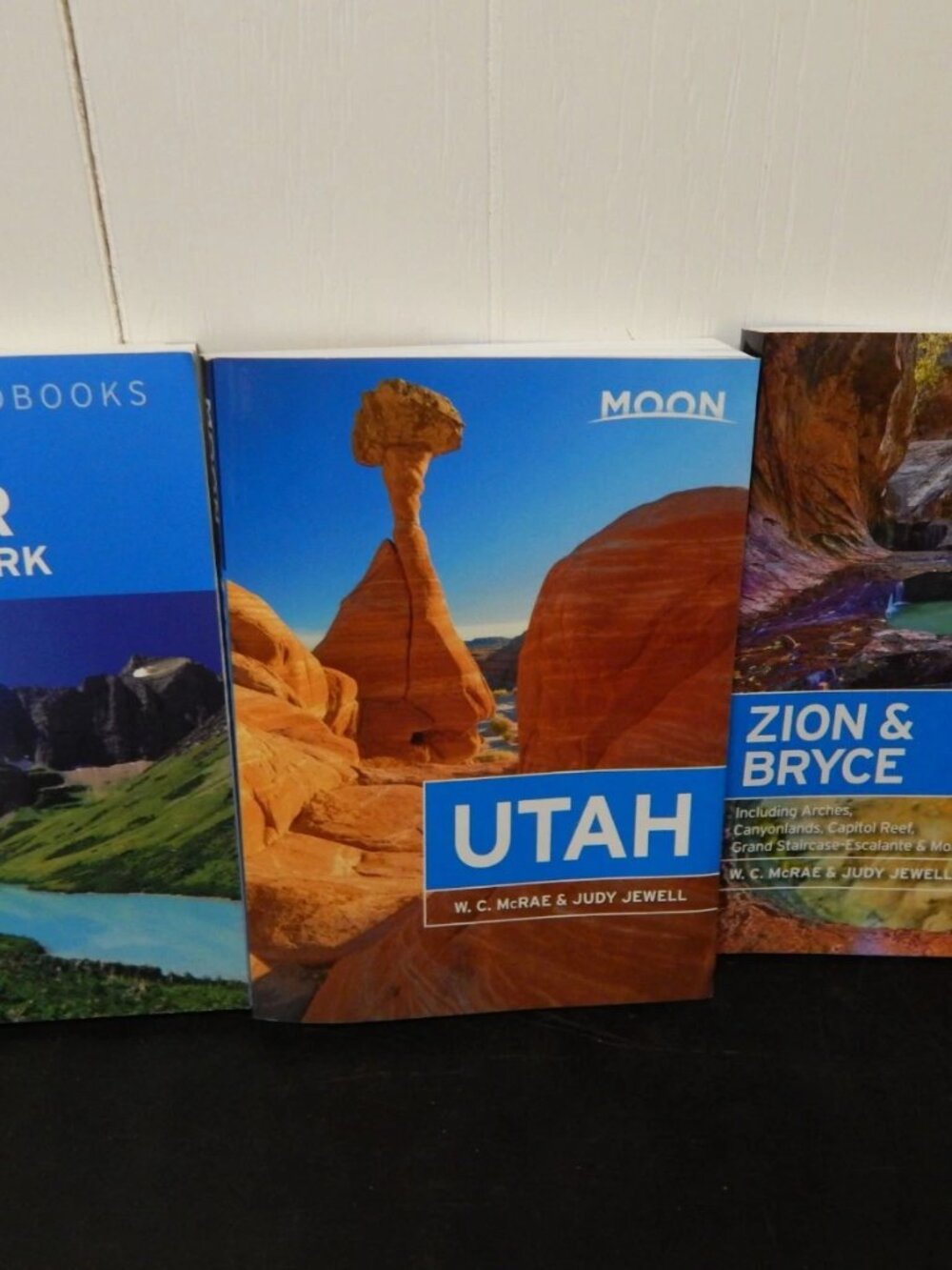 Moon Zion & Bryce Utah & GLACIER National Travel Handbooks Guide Book Books Lot